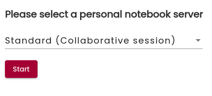 Showing that one selects a notebook and ticks the appropriate checkbox